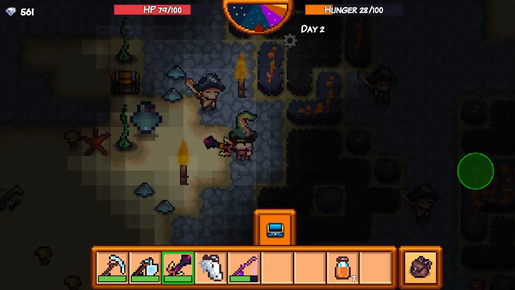 Pixel Survival Game 3 (Пиксельная выживалка 3) [МОД: Много монет, Открытые уровни и Мега MOD] Screenshot 1