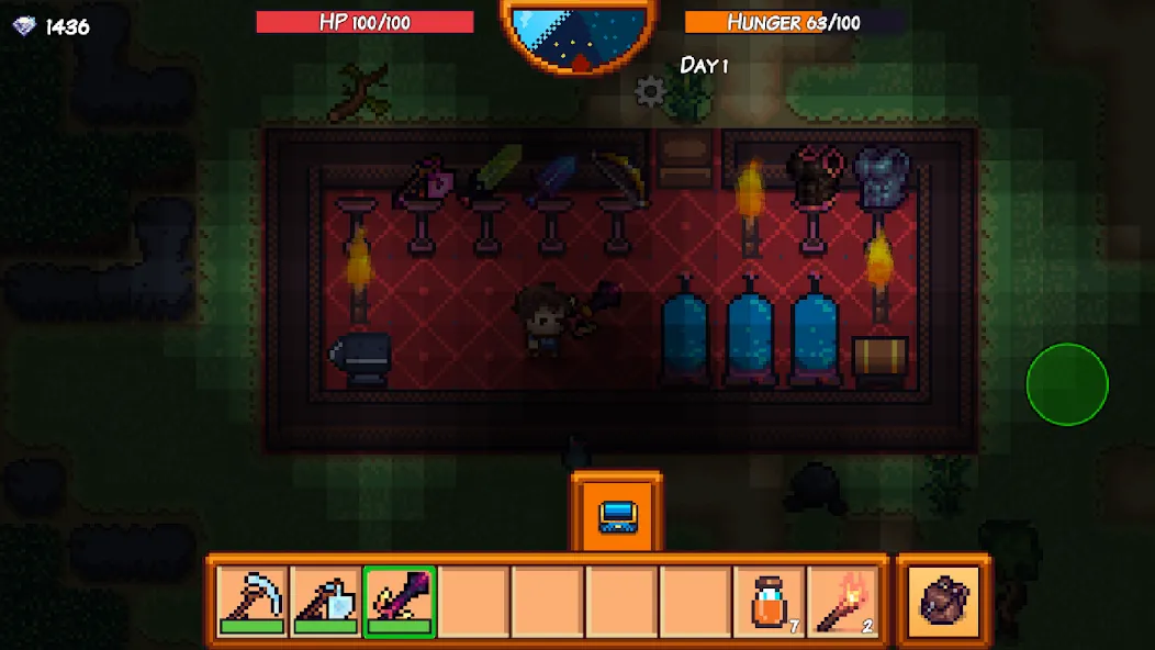 Pixel Survival Game 3 (Пиксельная выживалка 3) [МОД: Много монет, Открытые уровни и Мега MOD] Screenshot 2