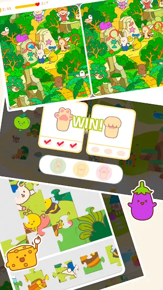 Color Town: My Lovely World (Цолор Таун) [МОД: Меню, Бесконечные монеты и Открытые уровни] Screenshot 3