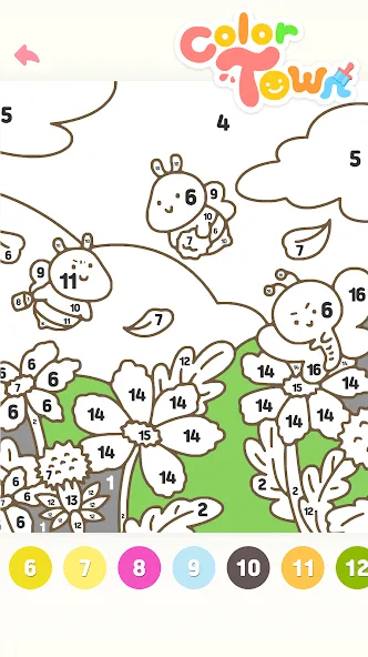 Color Town: My Lovely World (Цолор Таун) [МОД: Меню, Бесконечные монеты и Открытые уровни] Screenshot 4