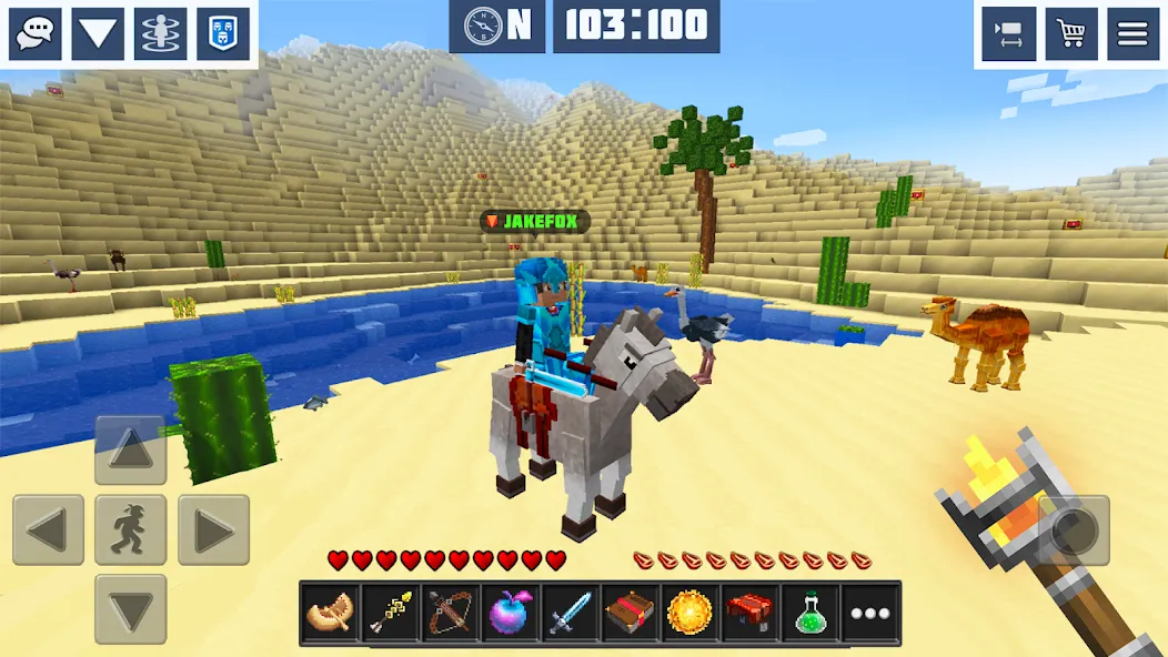Block Craft World:Planet Craft [МОД: Много монет, Открытые уровни и Мега MOD] Screenshot 1