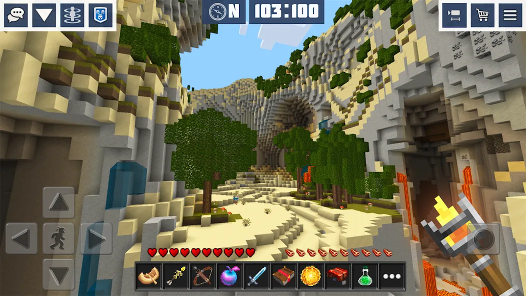 Block Craft World:Planet Craft [МОД: Много монет, Открытые уровни и Мега MOD] Screenshot 4