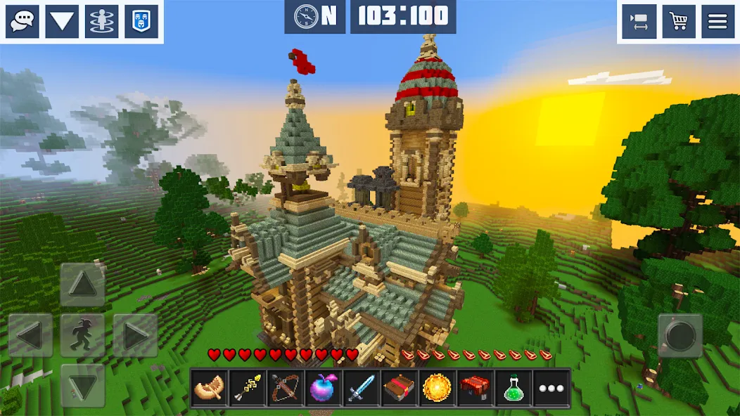 Block Craft World:Planet Craft [МОД: Много монет, Открытые уровни и Мега MOD] Screenshot 5