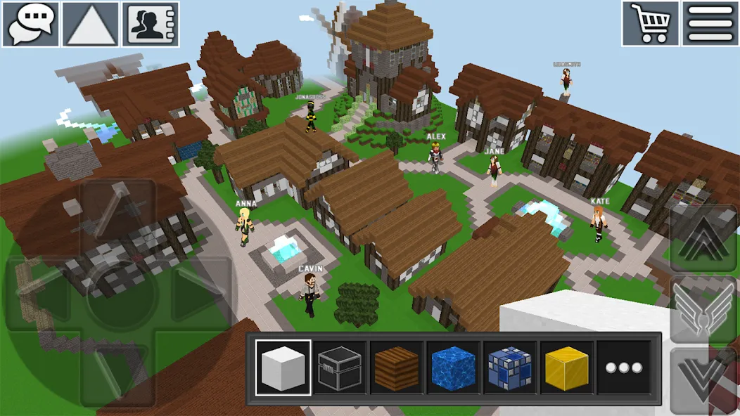 World Craft: Block Craftsman [МОД: Деньги, Монеты и Меню MOD] Screenshot 1