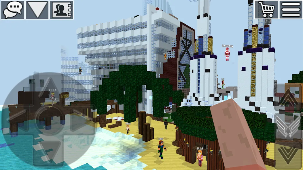 World Craft: Block Craftsman [МОД: Деньги, Монеты и Меню MOD] Screenshot 3