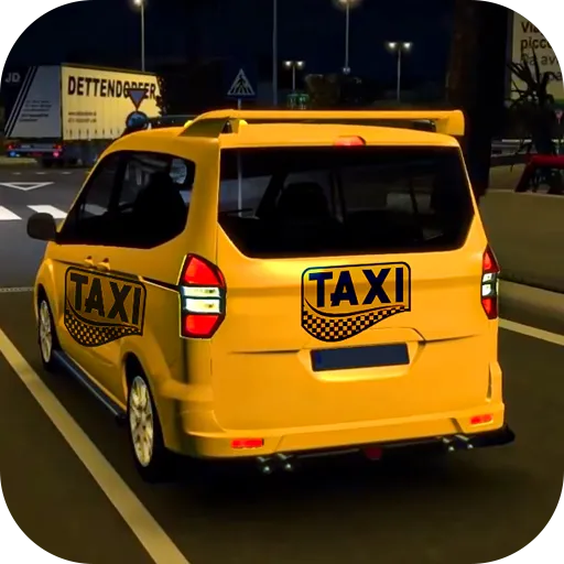US Taxi Game 2023-Taxi Driver [МОД: Меню, Бесконечные монеты и Открытые уровни] Screenshot 1