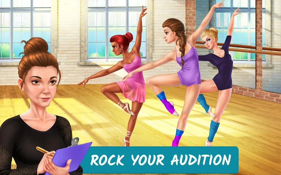 Dance School Stories [МОД: Деньги, Монеты и Меню MOD] Screenshot 1