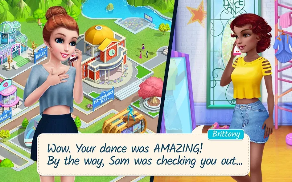 Dance School Stories [МОД: Деньги, Монеты и Меню MOD] Screenshot 2