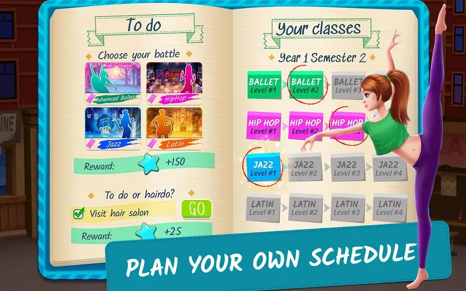 Dance School Stories [МОД: Деньги, Монеты и Меню MOD] Screenshot 4