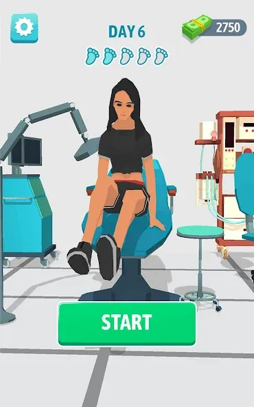 Foot Clinic - ASMR Feet Care (Фут Клиник) [МОД: Бесконечные деньги, Монеты и Мега MOD] Screenshot 1