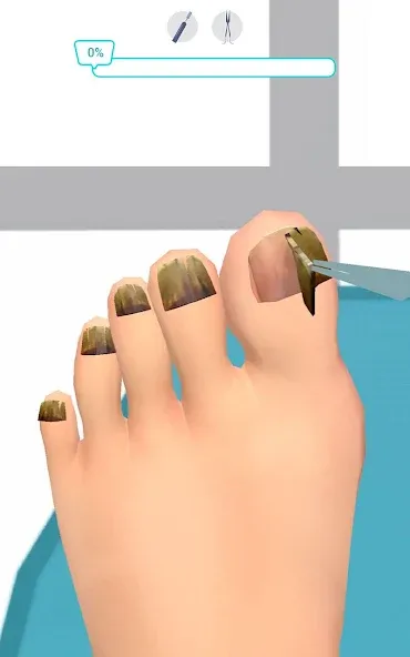 Foot Clinic - ASMR Feet Care (Фут Клиник) [МОД: Бесконечные деньги, Монеты и Мега MOD] Screenshot 3