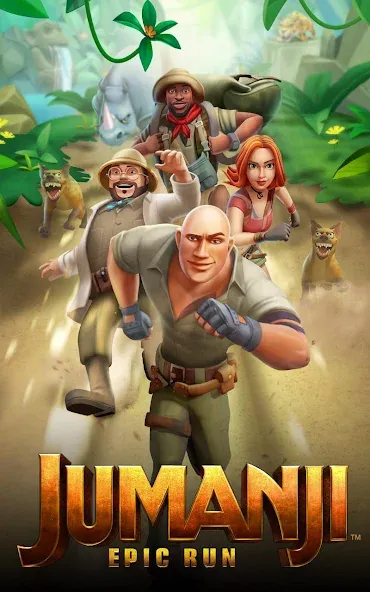 Jumanji: Epic Run (Джуманджи) [МОД: Меню, Бесконечные монеты и Открытые уровни] Screenshot 1