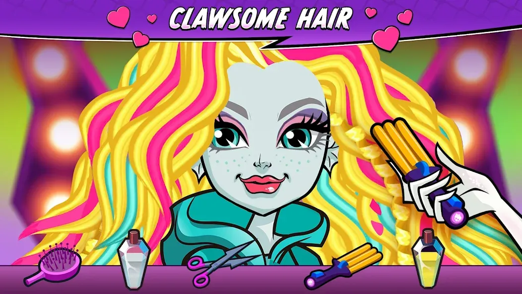 Monster High™ Beauty Salon (Монстер Хай) [МОД: Все открыто, Дополнительные деньги и Меню MOD] Screenshot 2