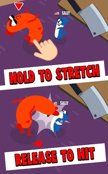 Sausage Wars.io [МОД: Бесконечные деньги, Монеты и Мега MOD] Screenshot 2