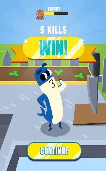 Sausage Wars.io [МОД: Бесконечные деньги, Монеты и Мега MOD] Screenshot 4