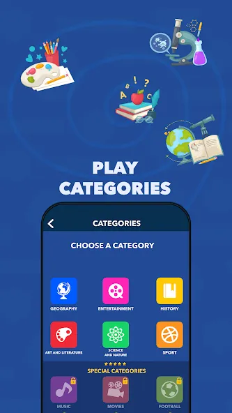 General Knowledge Quiz [МОД: Бесконечные деньги, Монеты и Мега MOD] Screenshot 4