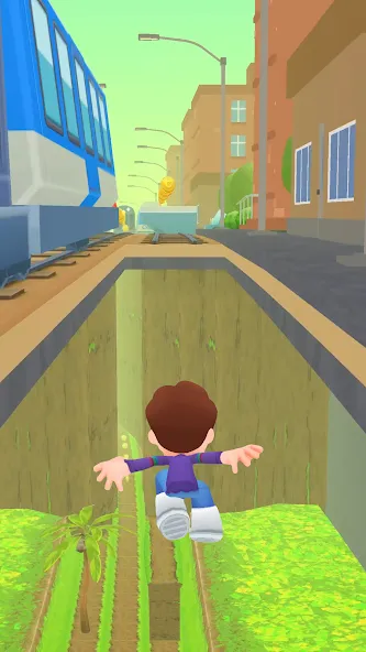 Subway Craft: Fun Runner (Фан Раннер) [МОД: Меню, Бесконечные монеты и Открытые уровни] Screenshot 1