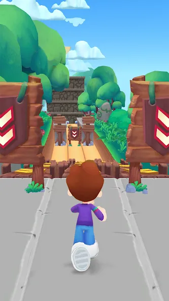 Subway Craft: Fun Runner (Фан Раннер) [МОД: Меню, Бесконечные монеты и Открытые уровни] Screenshot 3