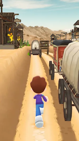Subway Craft: Fun Runner (Фан Раннер) [МОД: Меню, Бесконечные монеты и Открытые уровни] Screenshot 4