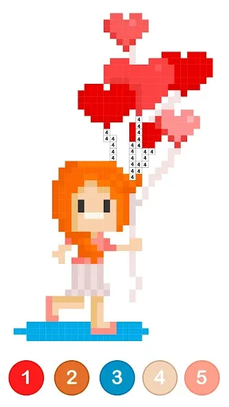 Color by Number ®: No.Draw [МОД: Меню, Бесконечные монеты и Открытые уровни] Screenshot 2