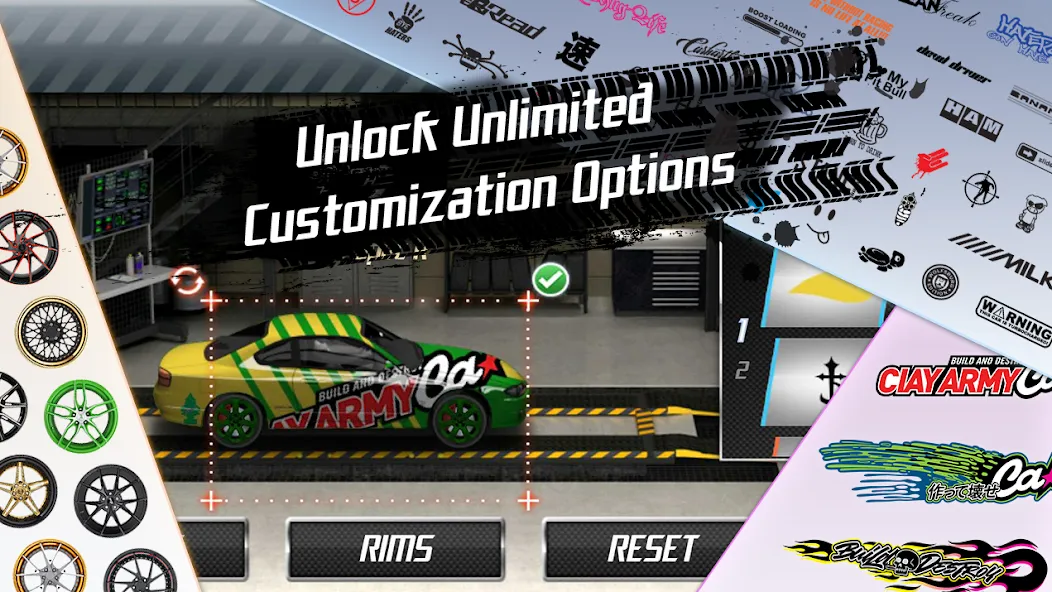 Drag Racing (Драгрейсинг) [МОД: Деньги, Монеты и Меню MOD] Screenshot 1
