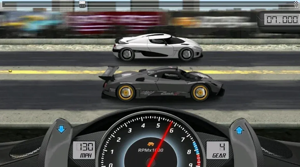 Drag Racing (Драгрейсинг) [МОД: Деньги, Монеты и Меню MOD] Screenshot 2