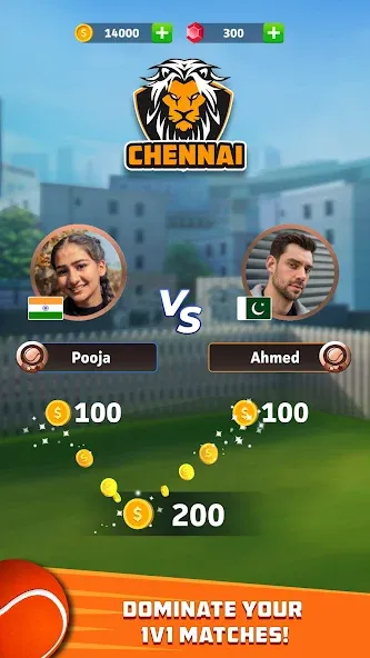 Cricket Gangsta™ Cricket Games (Крикет Гангста 11 Лига) [МОД: Меню, Бесконечные монеты и Открытые уровни] Screenshot 5