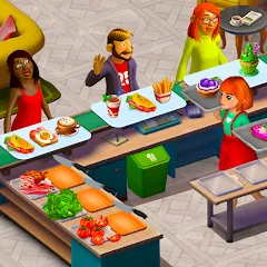 Скачать Cooking Cup: Fun Cafe Games (Кукинг Кап) [МОД: Все открыто, Дополнительные деньги и Меню MOD] | Взлом Cooking Cup: Fun Cafe Games на Андроид