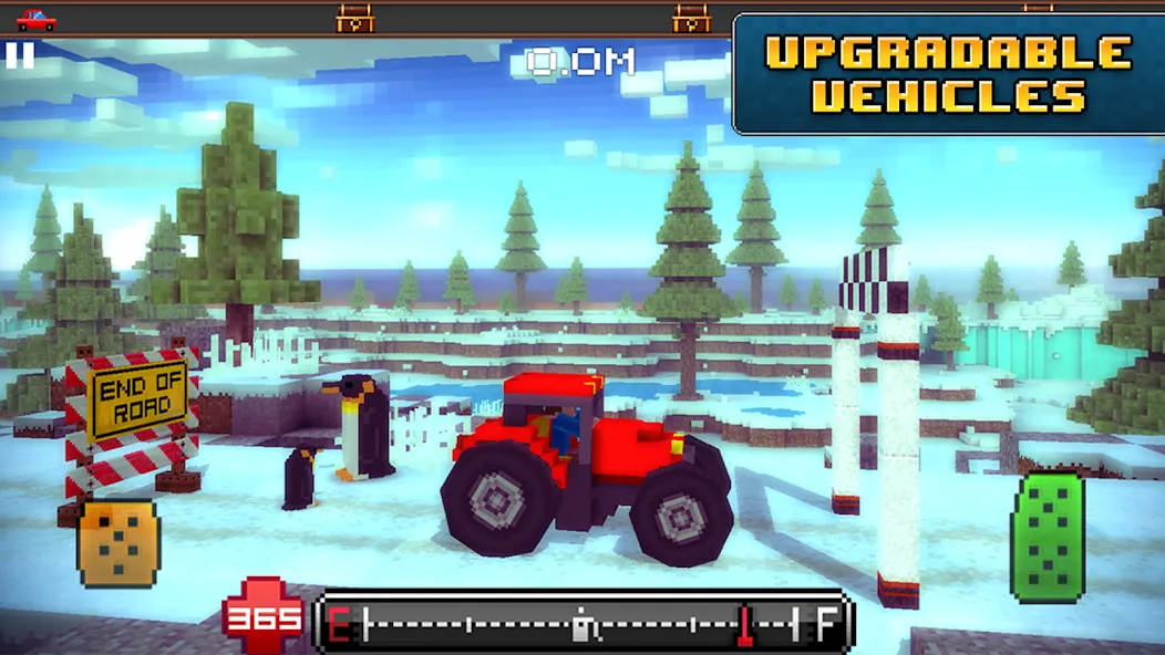Blocky Roads (Блоки Роадс) [МОД: Все открыто, Дополнительные деньги и Меню MOD] Screenshot 5