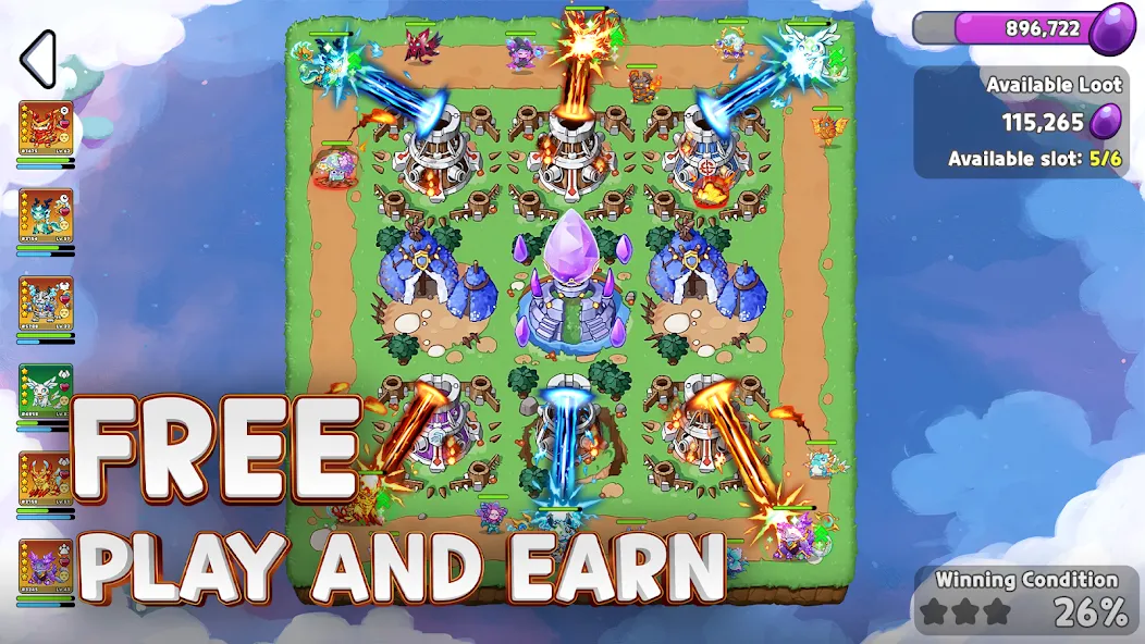 Monsterra: Crypto & NFT Game (Монстера) [МОД: Все открыто, Дополнительные деньги и Меню MOD] Screenshot 1
