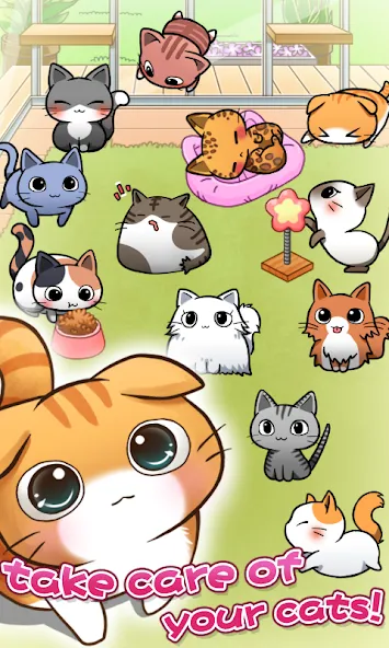 Cat Room - Cute Cat Games (Кэт Рум) [МОД: Много монет, Открытые уровни и Мега MOD] Screenshot 2