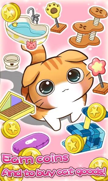 Cat Room - Cute Cat Games (Кэт Рум) [МОД: Много монет, Открытые уровни и Мега MOD] Screenshot 5
