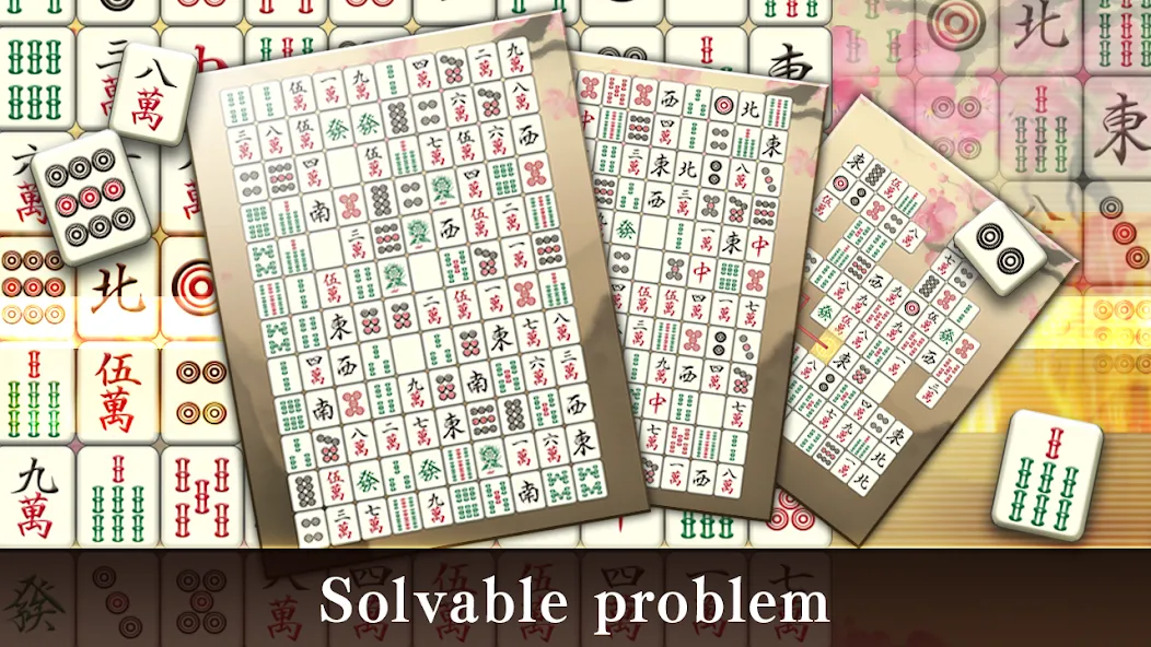 Mahjong Puzzle Shisensho (Маджонг Пазл Шисеншо) [МОД: Бесконечные деньги, Монеты и Мега MOD] Screenshot 2
