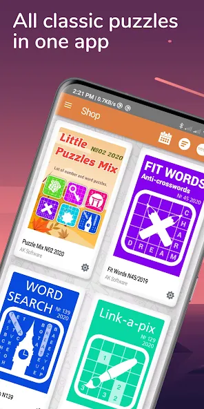 Puzzle Book: Daily puzzle page [МОД: Деньги, Монеты и Меню MOD] Screenshot 1