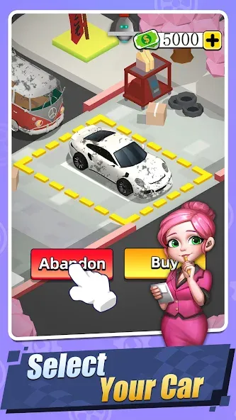 Car Fix Inc - Mechanic Garage (Кар Фикс Инк) [МОД: Много монет, Открытые уровни и Мега MOD] Screenshot 1