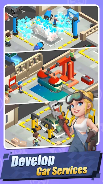 Car Fix Inc - Mechanic Garage (Кар Фикс Инк) [МОД: Много монет, Открытые уровни и Мега MOD] Screenshot 4