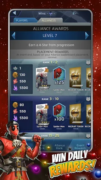 MARVEL Puzzle Quest: Hero RPG (Марвел Пазл Квест) [МОД: Много денег, Монет и Все открыто] Screenshot 4