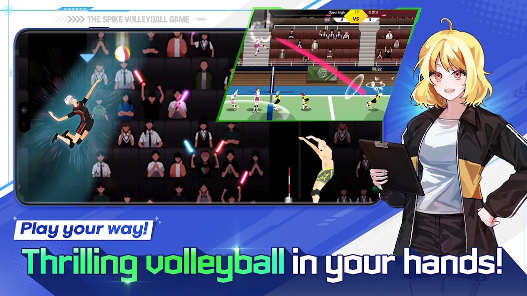The Spike - Volleyball Story (Зе Спайк) [МОД: Все открыто, Дополнительные деньги и Меню MOD] Screenshot 1