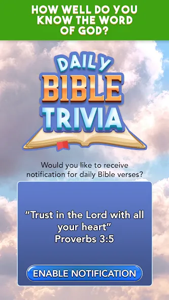 Daily Bible Trivia Bible Games (Ежедневные викторины Библии библейские игры) [МОД: Меню, Бесконечные монеты и Открытые уровни] Screenshot 3