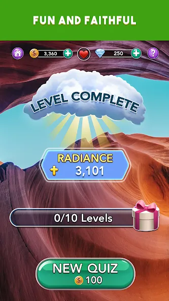 Daily Bible Trivia Bible Games (Ежедневные викторины Библии библейские игры) [МОД: Меню, Бесконечные монеты и Открытые уровни] Screenshot 5