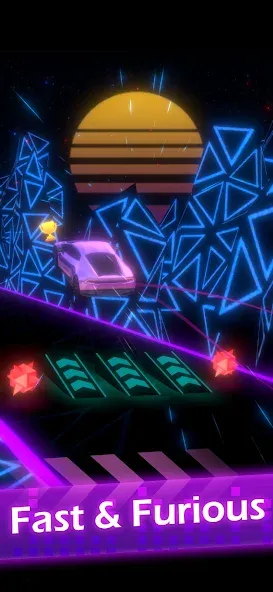 Beat Racing (Бит Рейсинг) [МОД: Бесконечные деньги, Монеты и Мега MOD] Screenshot 3