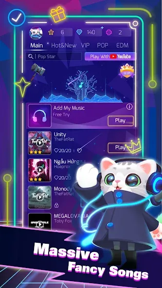 Sonic Cat (Соник Кэт) [МОД: Много монет, Открытые уровни и Мега MOD] Screenshot 1