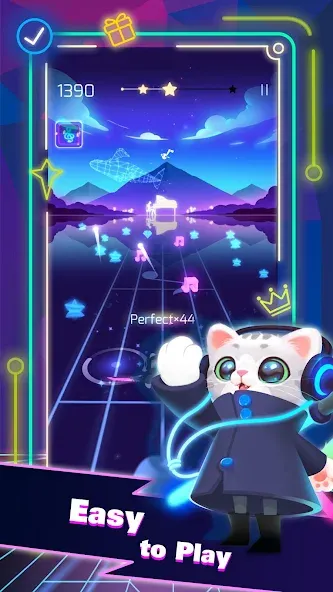 Sonic Cat (Соник Кэт) [МОД: Много монет, Открытые уровни и Мега MOD] Screenshot 2
