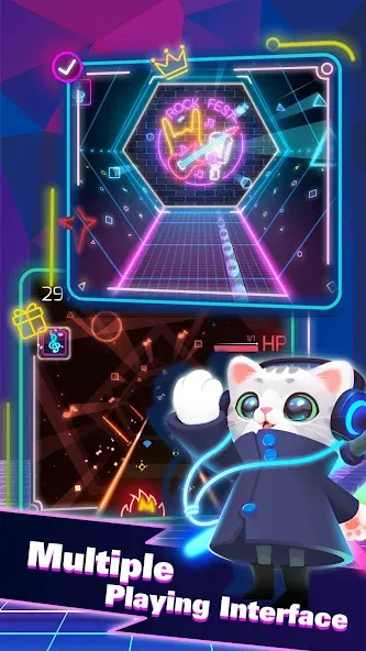 Sonic Cat (Соник Кэт) [МОД: Много монет, Открытые уровни и Мега MOD] Screenshot 4