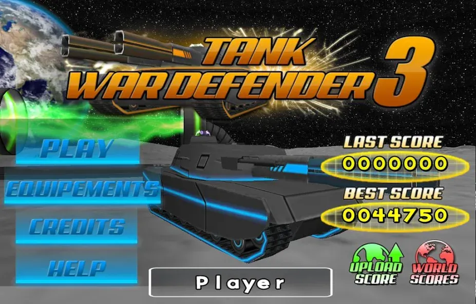 Tank War Defender 3 (Танковая война Защитник 3) [МОД: Меню, Бесконечные монеты и Открытые уровни] Screenshot 1