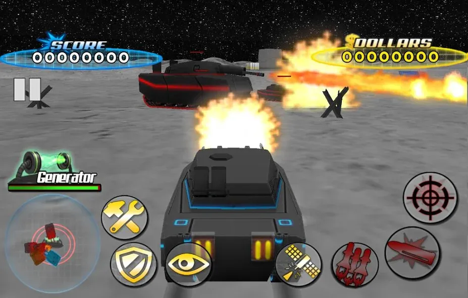 Tank War Defender 3 (Танковая война Защитник 3) [МОД: Меню, Бесконечные монеты и Открытые уровни] Screenshot 4