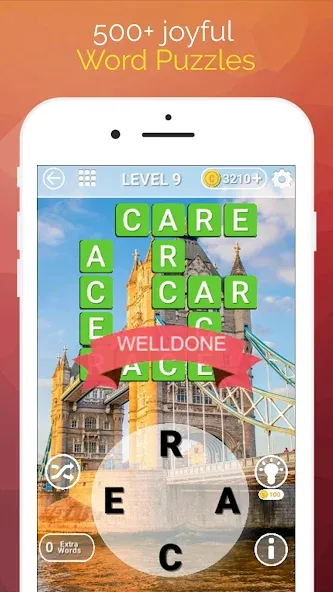 Word Travel: Wonders Trip Game [МОД: Бесконечные деньги, Монеты и Мега MOD] Screenshot 1