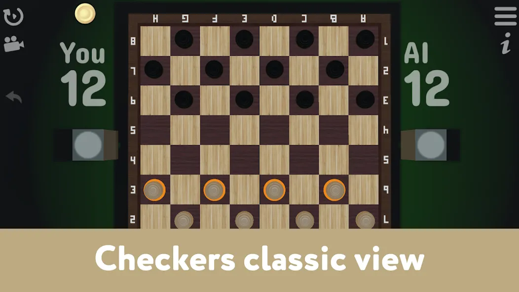 Checkers for two - Draughts [МОД: Деньги, Монеты и Меню MOD] Screenshot 1