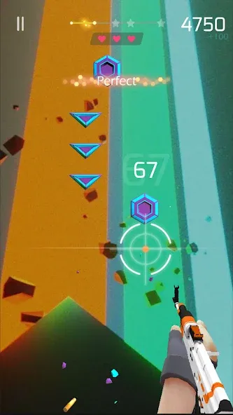 Beat Shooter (Бит Шутер) [МОД: Меню, Бесконечные монеты и Открытые уровни] Screenshot 3