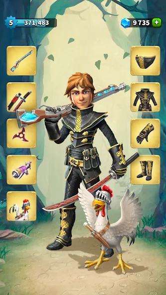 Heroics Epic Legend of Archero (Героическая эпическая легенда Арчеро) [МОД: Меню, Бесконечные монеты и Открытые уровни] Screenshot 1